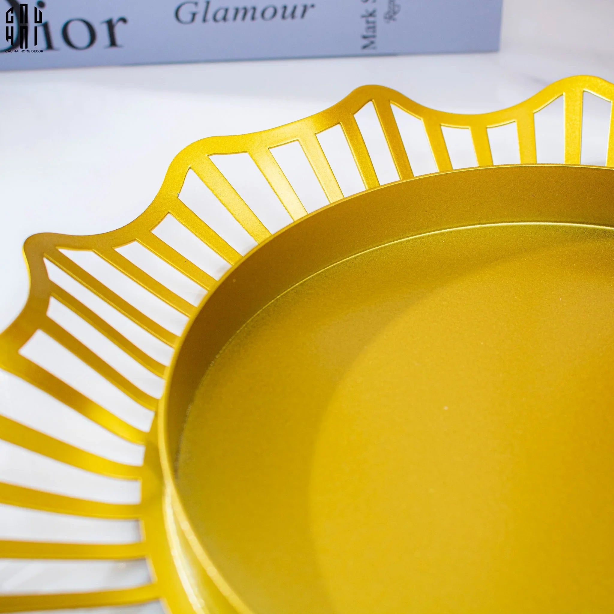 ĐĨA TRÁI CÂY ROUND CURVES SS25-CẬU HAI HOME DECOR