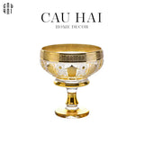 Đĩa Trái Cây Thuỷ Tinh Javier - M Ss25-SET CHÉN DĨA-CẬU HAI HOME DECOR