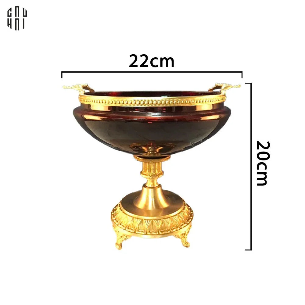 ĐĨA TRÁI CÂY THUỶ TINH RED ROBERTSON-CẬU HAI HOME DECOR