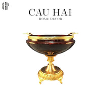 Đĩa Trái Cây Thuỷ Tinh Red Robertson-CẬU HAI HOME DECOR