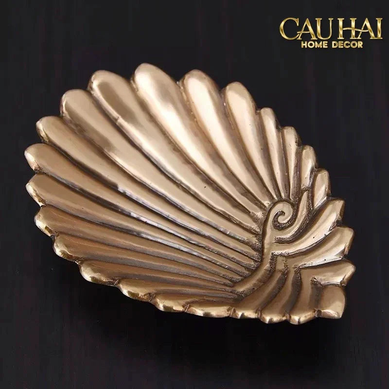 Đĩa Trang Sức Conque D’Aegean - Brasson Jewelry Shell Tray-CẬU HAI HOME DECOR