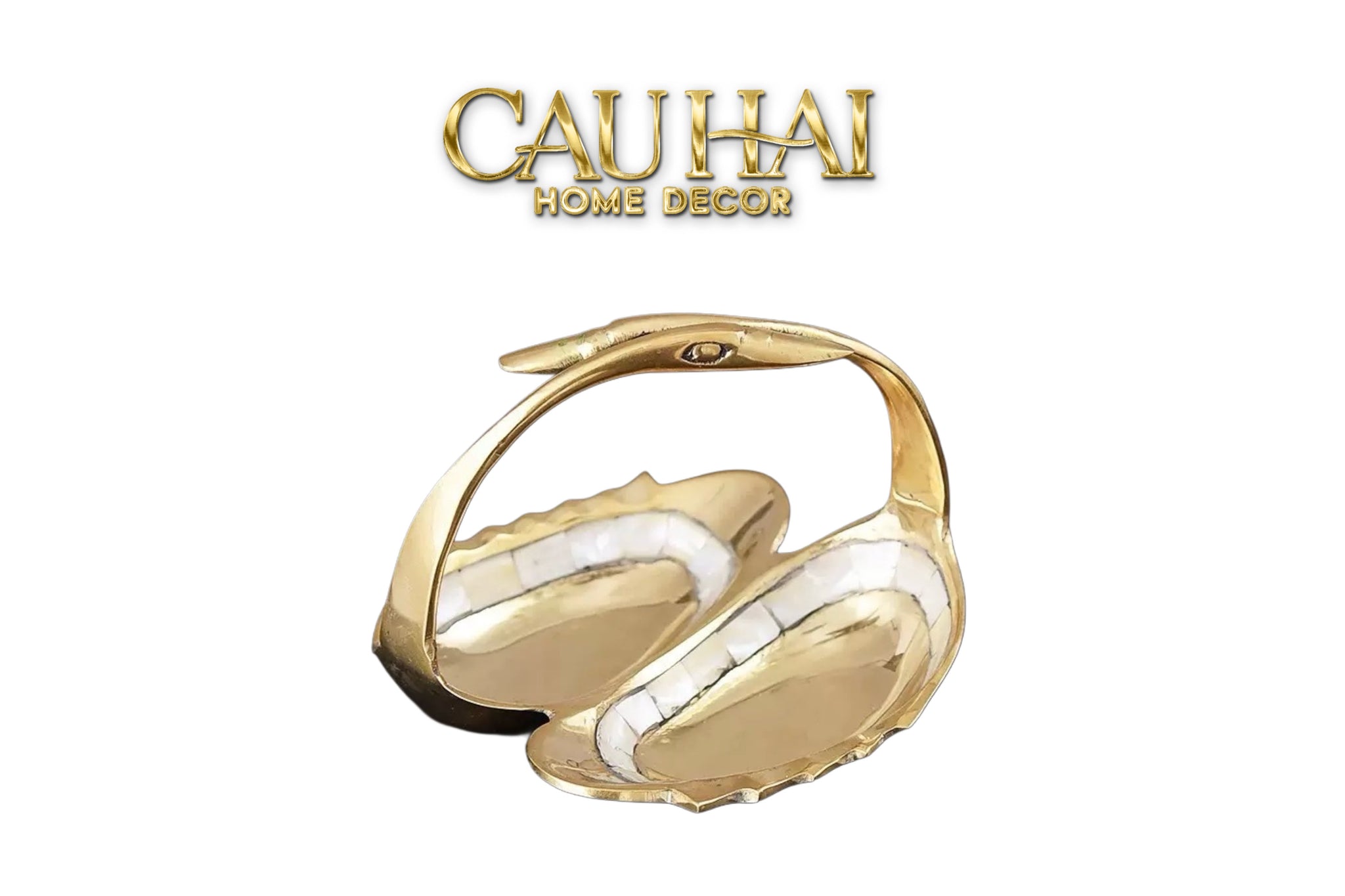 Đĩa Trang Trí Cygne Nacre Pearl Iridescent - CẬU HAI HOME DECOR