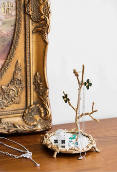 Đĩa Trang Trí Đồng Feuillage Brasson Bird-CẬU HAI HOME DECOR
