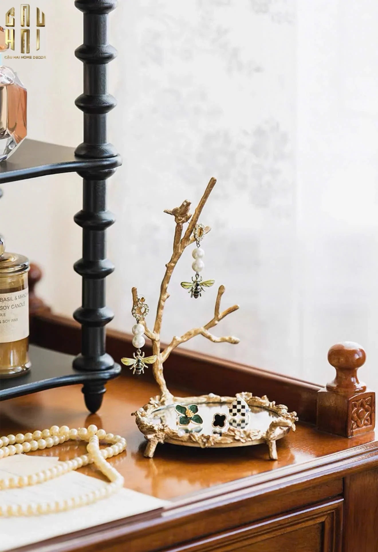 ĐĨA TRANG TRÍ MAGICAL BRASSON BIRD SS25-CẬU HAI HOME DECOR