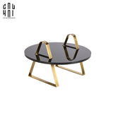 ĐĨA BÁNH GLAZE 1 BLACK STONE-CẬU HAI HOME DECOR