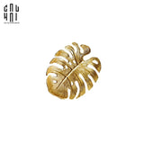 HOME COUTURE - ĐĨA ĐỒNG BRASSON TROPICAL LEAF-CẬU HAI HOME DECOR