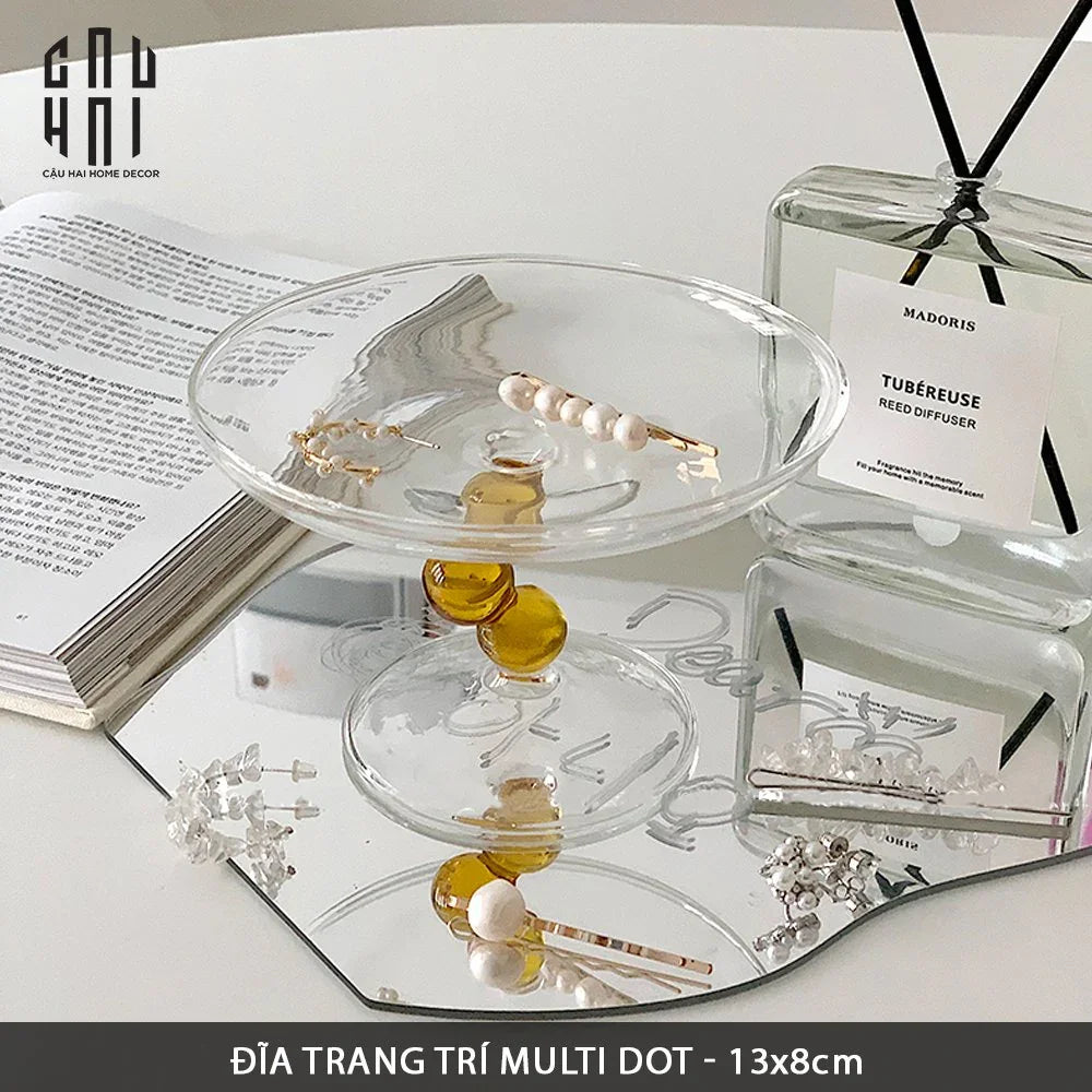 ĐĨA TRANG TRÍ MULTI DOT-CẬU HAI HOME DECOR
