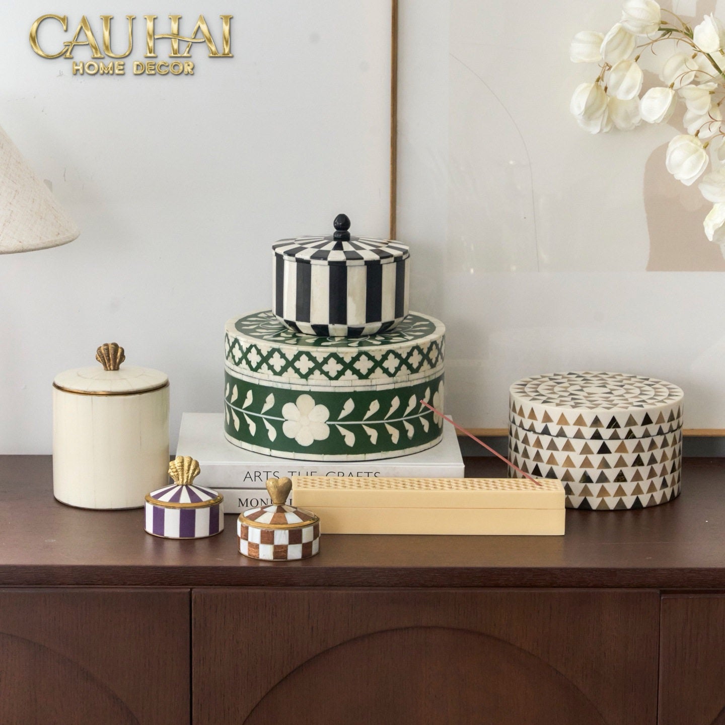 Đồng Brasson Bird Aviary Pakshi Royale Jar Indira Atélier 10.5 x 10.5-CẬU HAI HOME DECOR