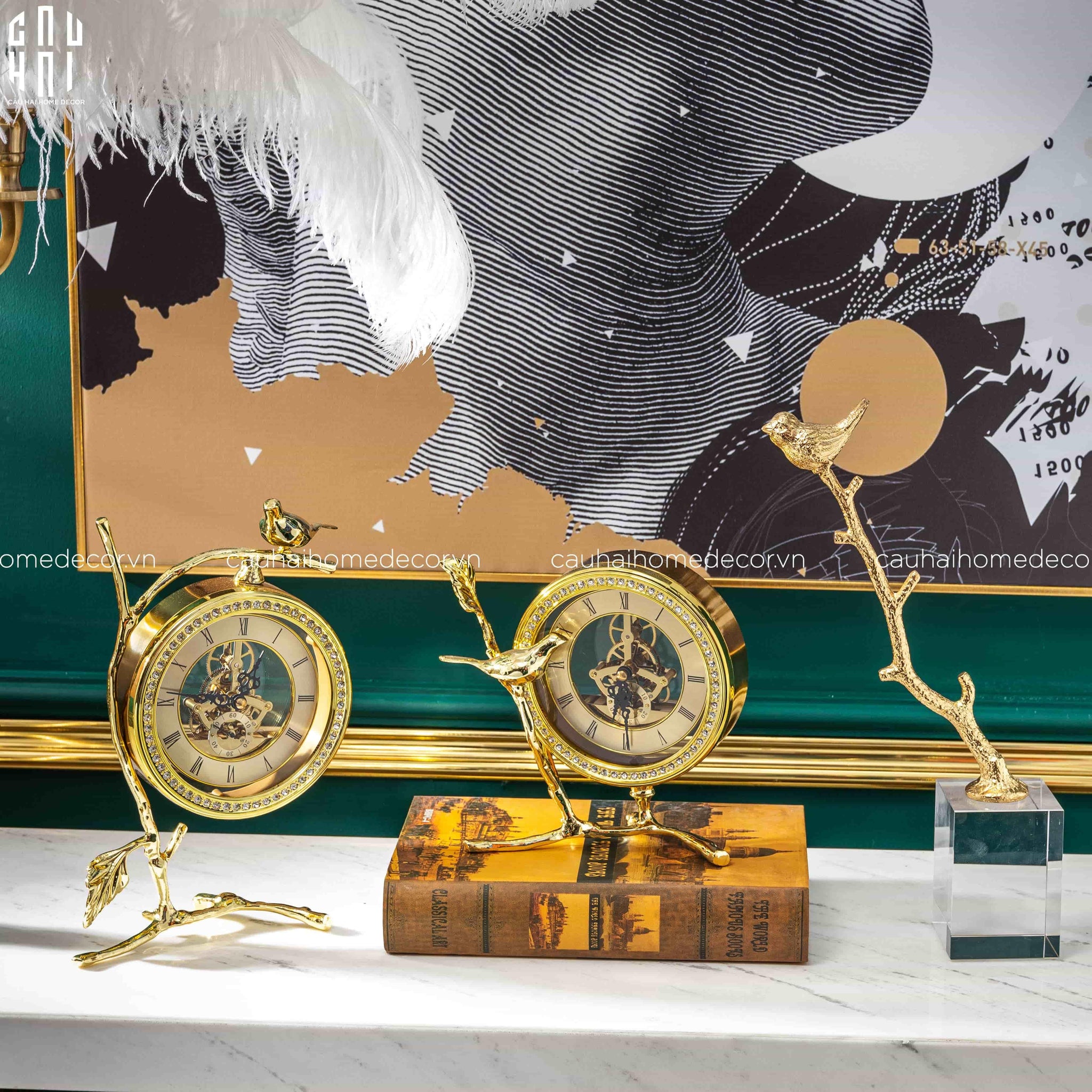 ĐỒNG HỒ EMPEROR BIRD-CẬU HAI HOME DECOR