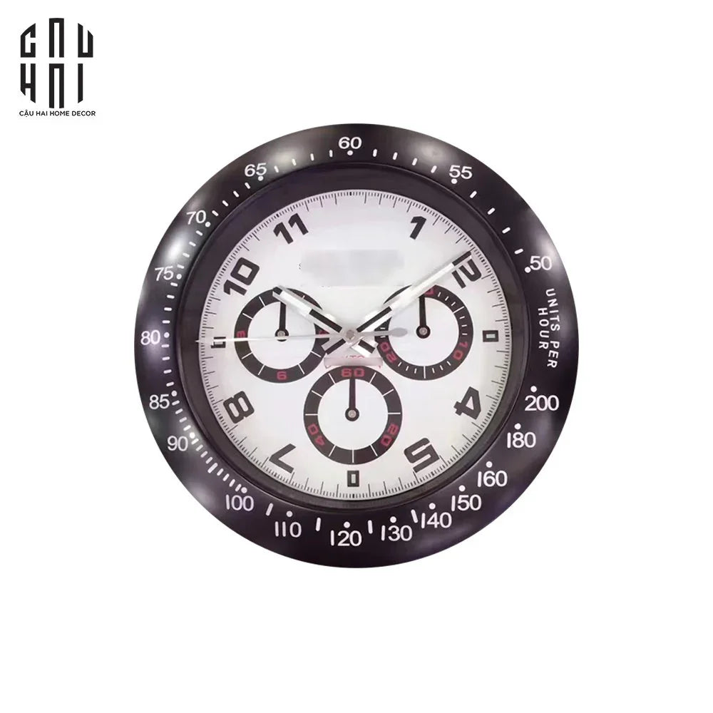 Đồng Hồ Treo Tường Cao Cấp Regal Aston D34 Graphite Version-ĐỒNG HỒ-CẬU HAI HOME DECOR