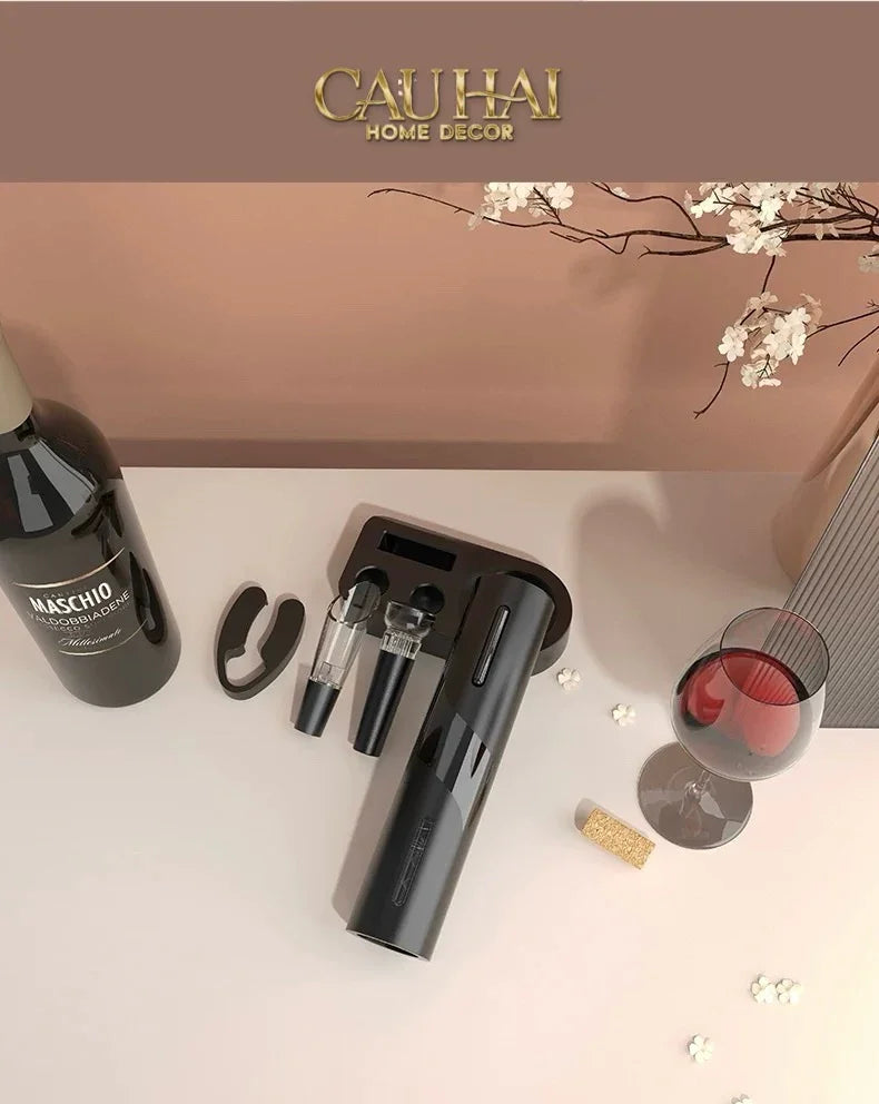 Dụng Cụ Khui Vang Clinton - Red Wine Opener-CẬU HAI HOME DECOR