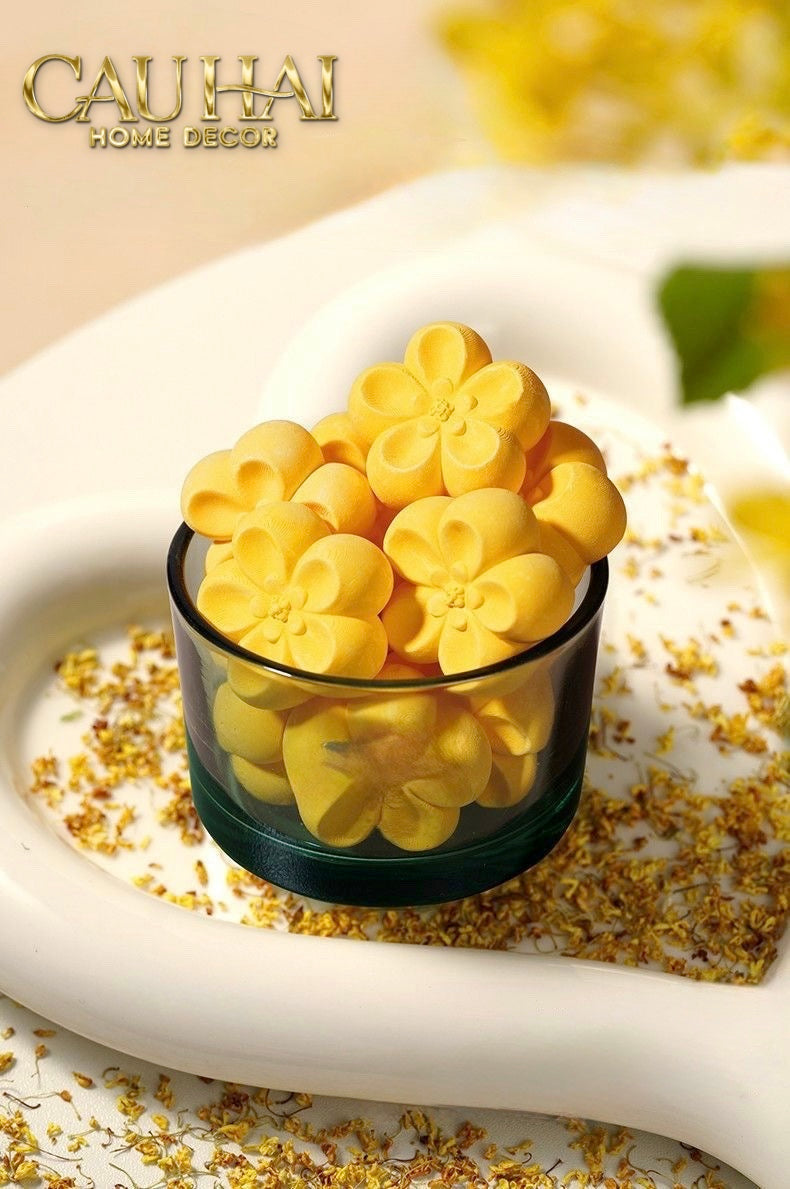 Home Fragrance - Gift Set Đá Khuếch Tán Osmanthus Bloom Aroma Stones-CẬU HAI HOME DECOR