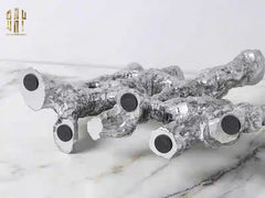 Elysian Couture - Đế Nến Platinum Multi Roots Candle Holders-CẬU HAI HOME DECOR