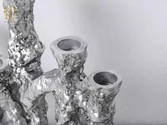 Elysian Couture - Đế Nến Platinum Multi Roots Candle Holders-CẬU HAI HOME DECOR