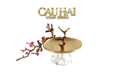 Elysian - Đĩa Trái Cây Khay Tròn Branche De Bonheur Atélier 31x18x19-CẬU HAI HOME DECOR