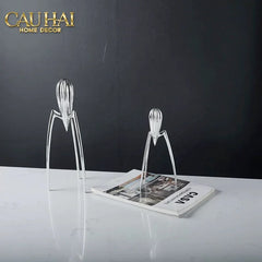 Elysian Fw25 - Tượng Kitchenware Spider Citron Chrome H29-CẬU HAI HOME DECOR