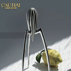 Elysian Fw25 - Tượng Kitchenware Spider Citron Chrome H29-CẬU HAI HOME DECOR