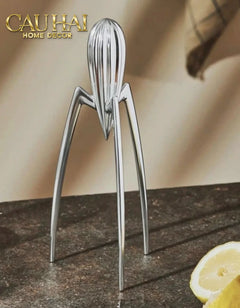 Elysian Fw25 - Tượng Kitchenware Spider Citron Chrome H29-CẬU HAI HOME DECOR