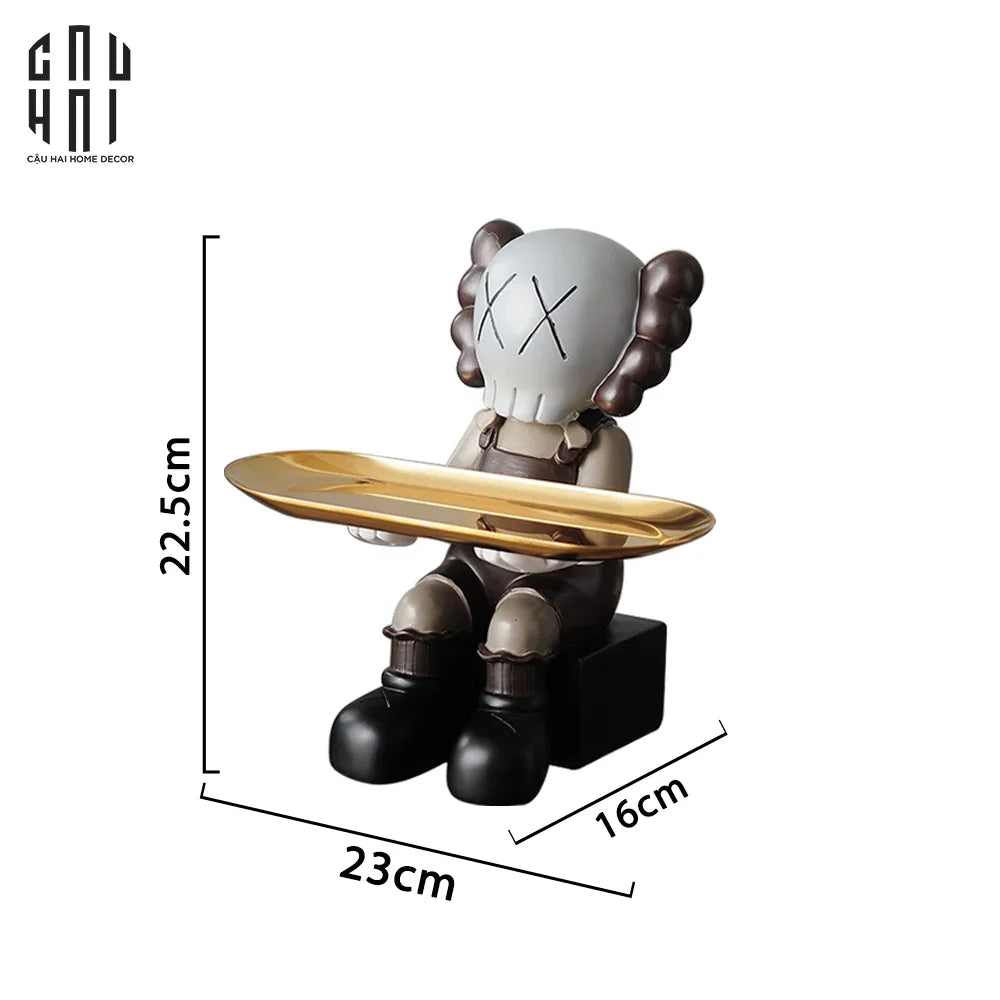 Elysian - Tượng Figurine Sitting Super Kaw Ss25-CẬU HAI HOME DECOR