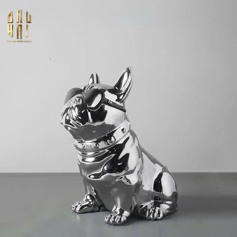 Elysian - Tượng Hộp Khăn Giấy Platinum Bull-CẬU HAI HOME DECOR