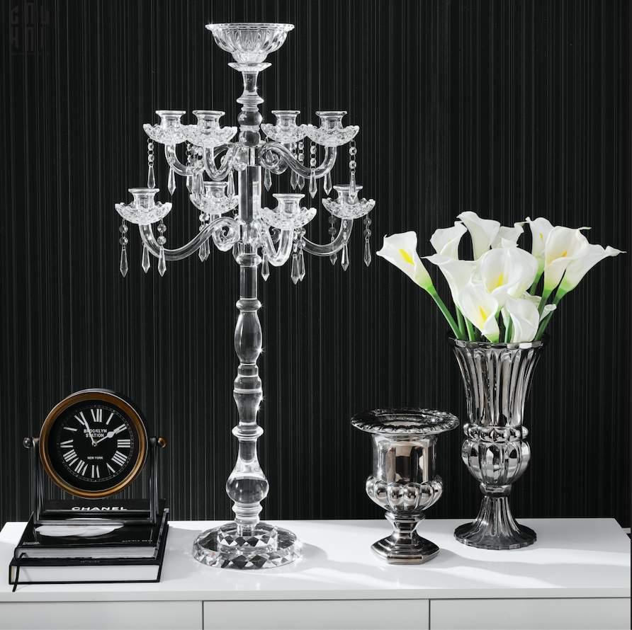 EMPEROR CRYSTAL CANDLE HOLDER 95-CẬU HAI HOME DECOR