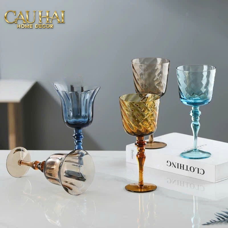 Set 2 Ly Oceania Alantian 320Ml Vino Rosso Glasses-CẬU HAI HOME DECOR