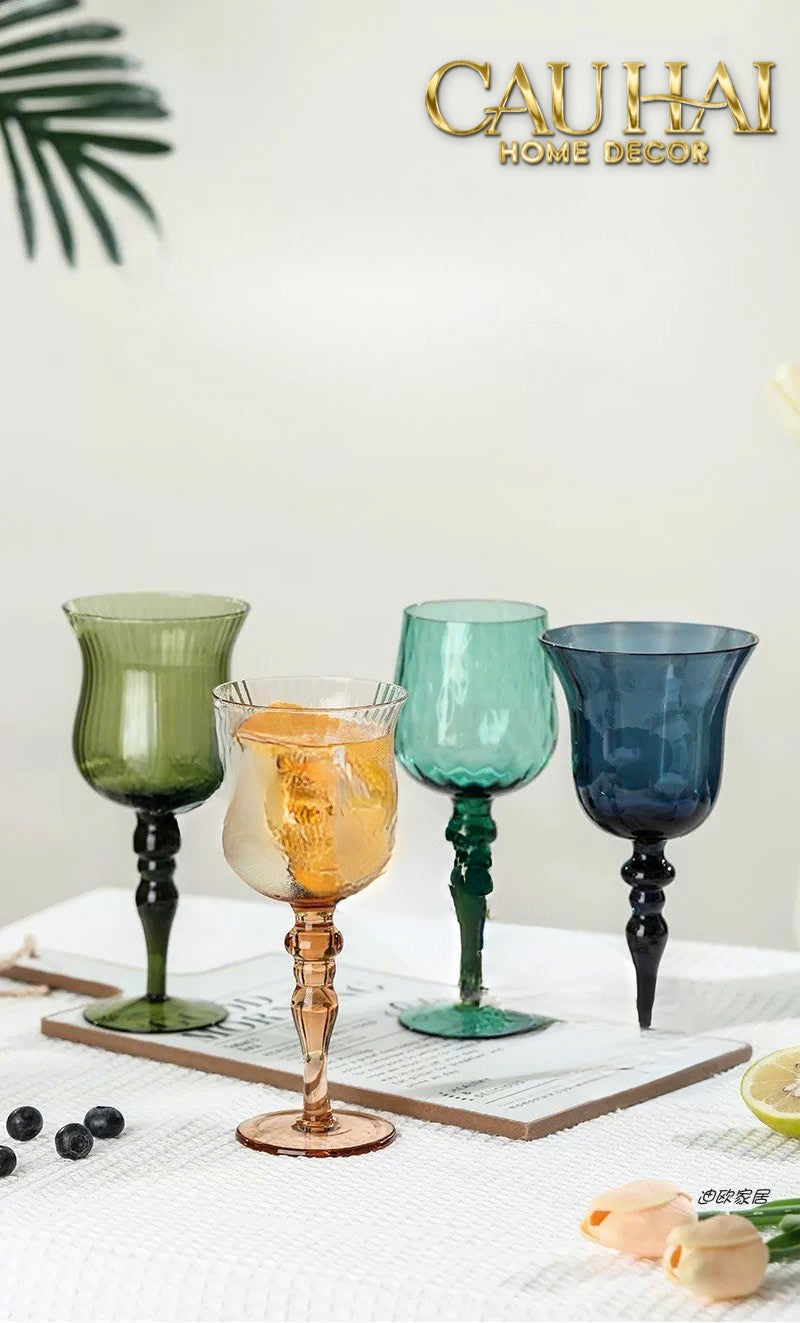 Set 2 Ly Oceania Alantian 320Ml Vino Rosso Glasses-CẬU HAI HOME DECOR