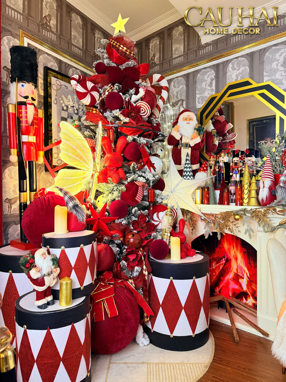 Fêtes Couture - Cây Thông Giáng Sinh Cirque Impérial – L’Art De Fêter Allure-TRANG TRÍ GIÁNG SINH-Đối tác tại Trung Quốc theo từng đơn đặt hàng-CẬU HAI HOME DECOR