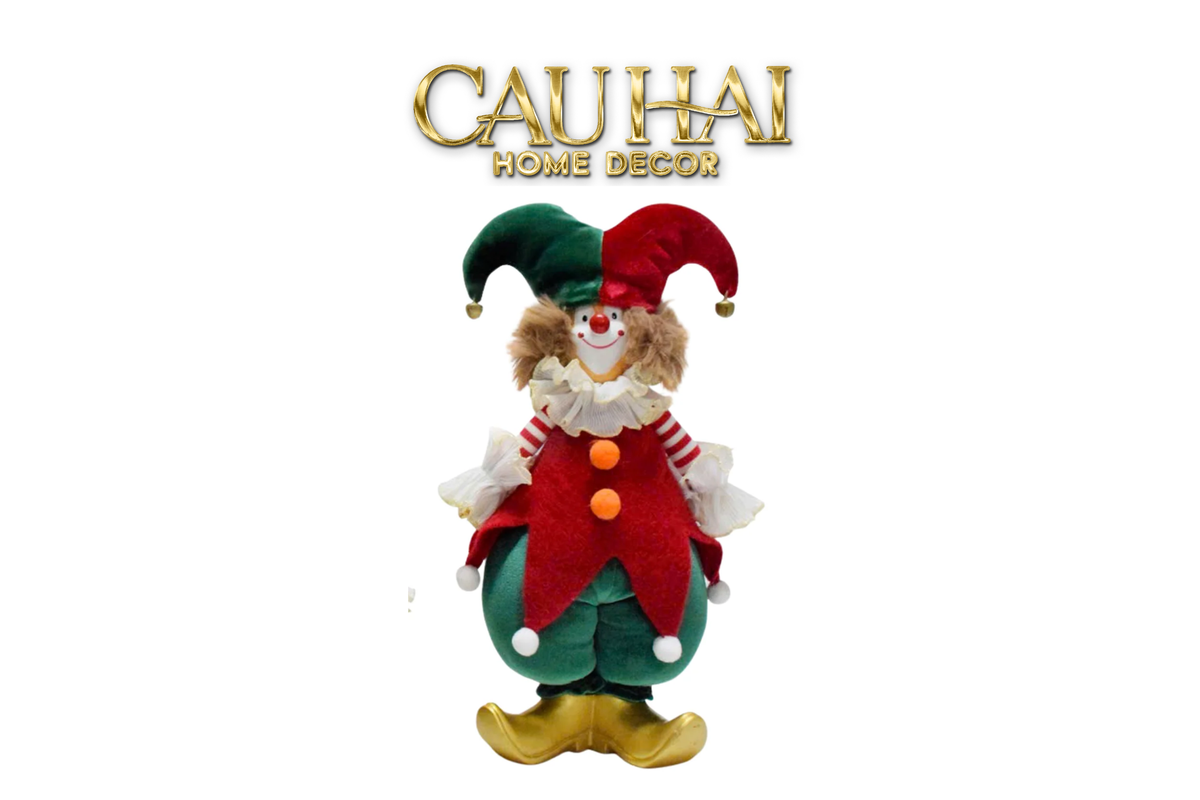Fêtes Couture - Chú Hề Holiday Harlequin Christmas Festif Ornaments-TRANG TRÍ GIÁNG SINH-CẬU HAI HOME DECOR