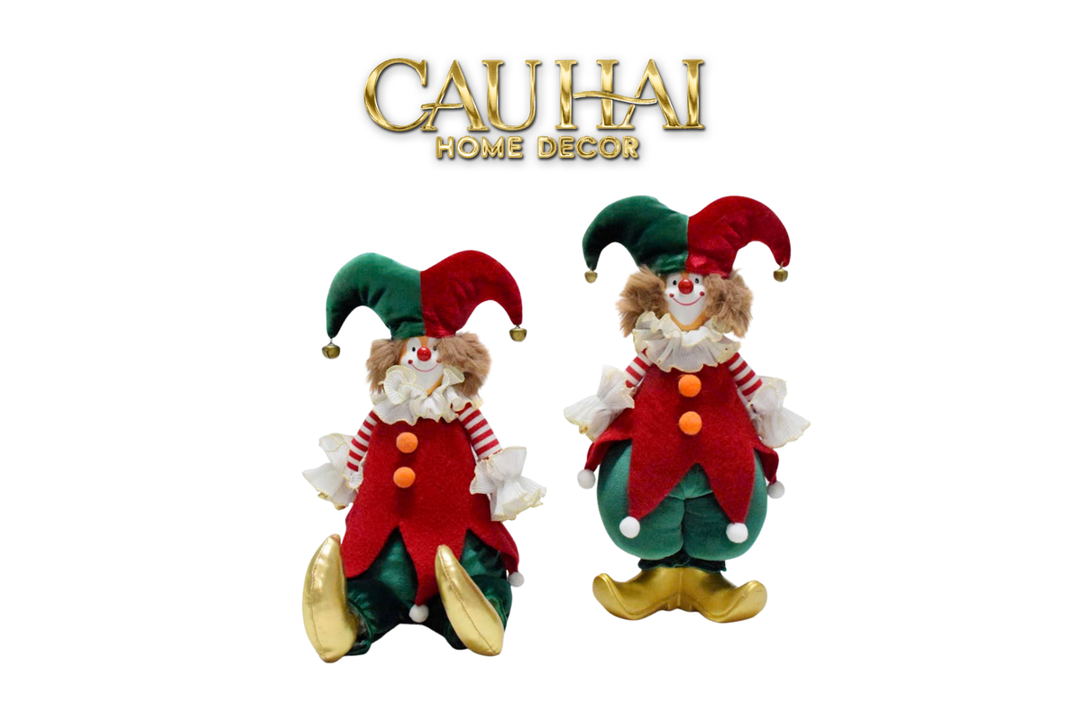 Fêtes Couture - Chú Hề Holiday Harlequin Christmas Festif Ornaments-TRANG TRÍ GIÁNG SINH-CẬU HAI HOME DECOR