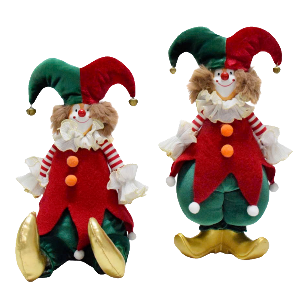 Fêtes Couture - Chú Hề Holiday Harlequin Christmas Festif Ornaments-TRANG TRÍ GIÁNG SINH-CẬU HAI HOME DECOR-CẬU HAI HOME DECOR