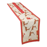 Fêtes Couture - Khăn Trải Bàn - Table Runner Brown Deer 40X275 Cm