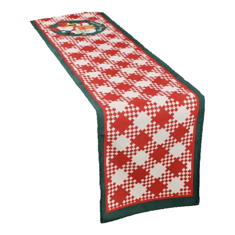 Fêtes Couture - Tablecloth - Table Runner Carreaux 40X280 Cm