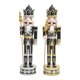 Fêtes Couture - Set 2 Tượng Nutcracker Allure D'Or Minuit Impérial H30