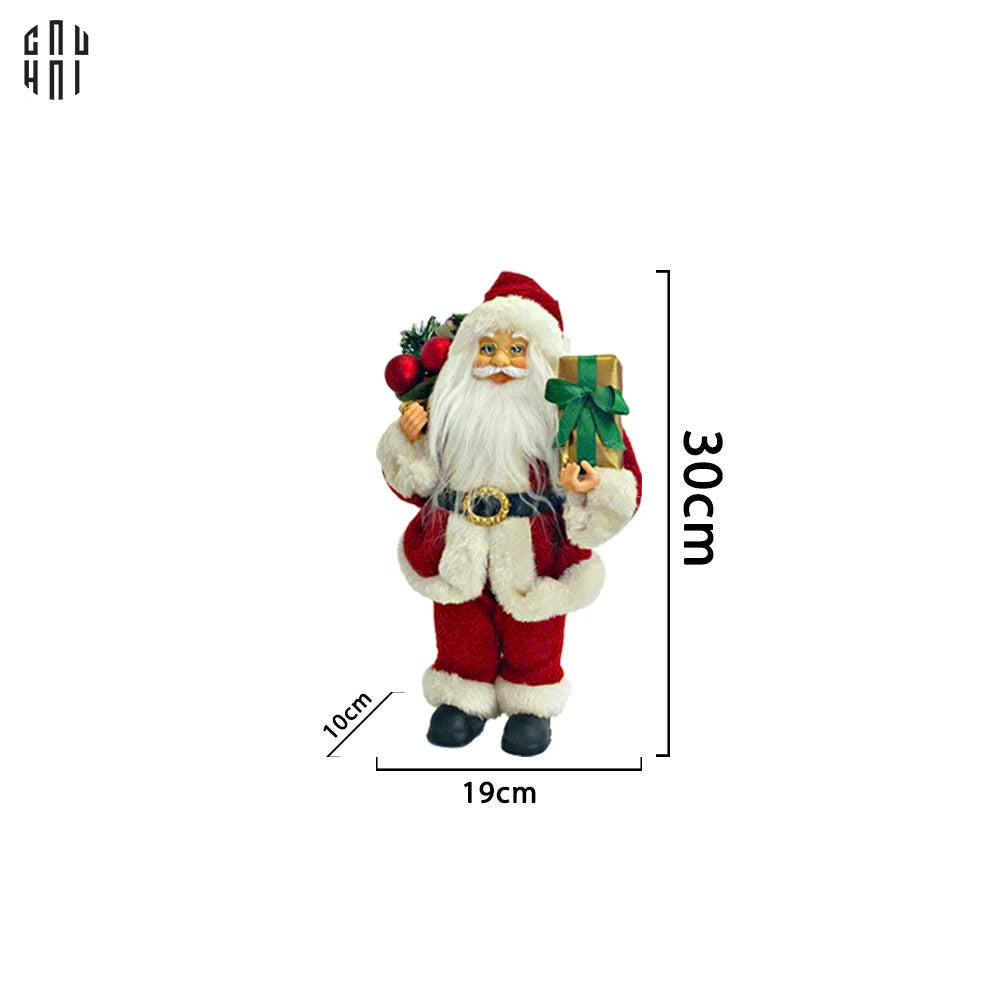 Fêtes Couture - Set 3 Tượng Santa Claus Noel-TƯỢNG TRANG TRÍ-CẬU HAI HOME DECOR