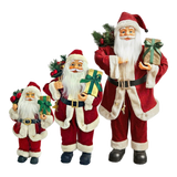 Fêtes Couture - Set 3 Tượng Santa Claus Noel