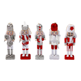 Fêtes Couture - Tượng Mini Nutcracker 5Pcs - Red