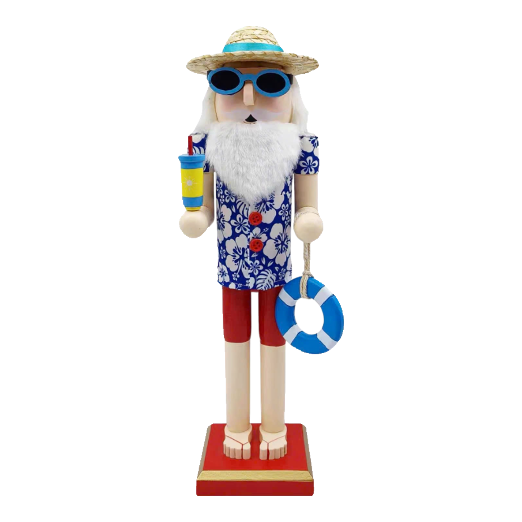 Fêtes Couture - Tượng Nutcracker Hawaii 38Cm