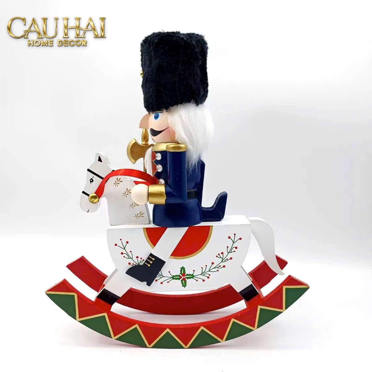 Fêtes Couture - Tượng Nutcracker Royal Cavalier H25-TƯỢNG TRANG TRÍ-CẬU HAI HOME DECOR
