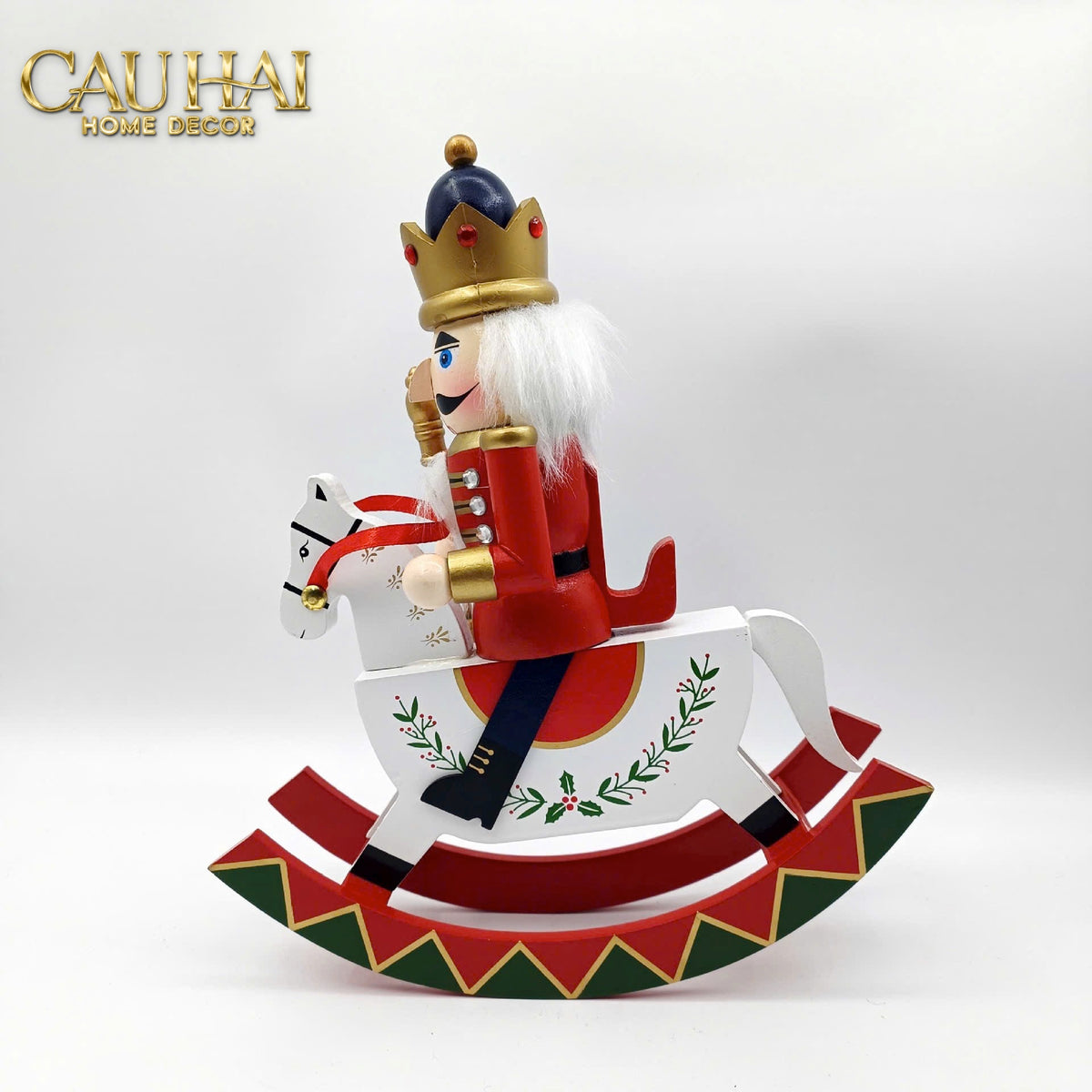 Fêtes Couture - Tượng Nutcracker Royal Cavalier H25-TƯỢNG TRANG TRÍ-CẬU HAI HOME DECOR