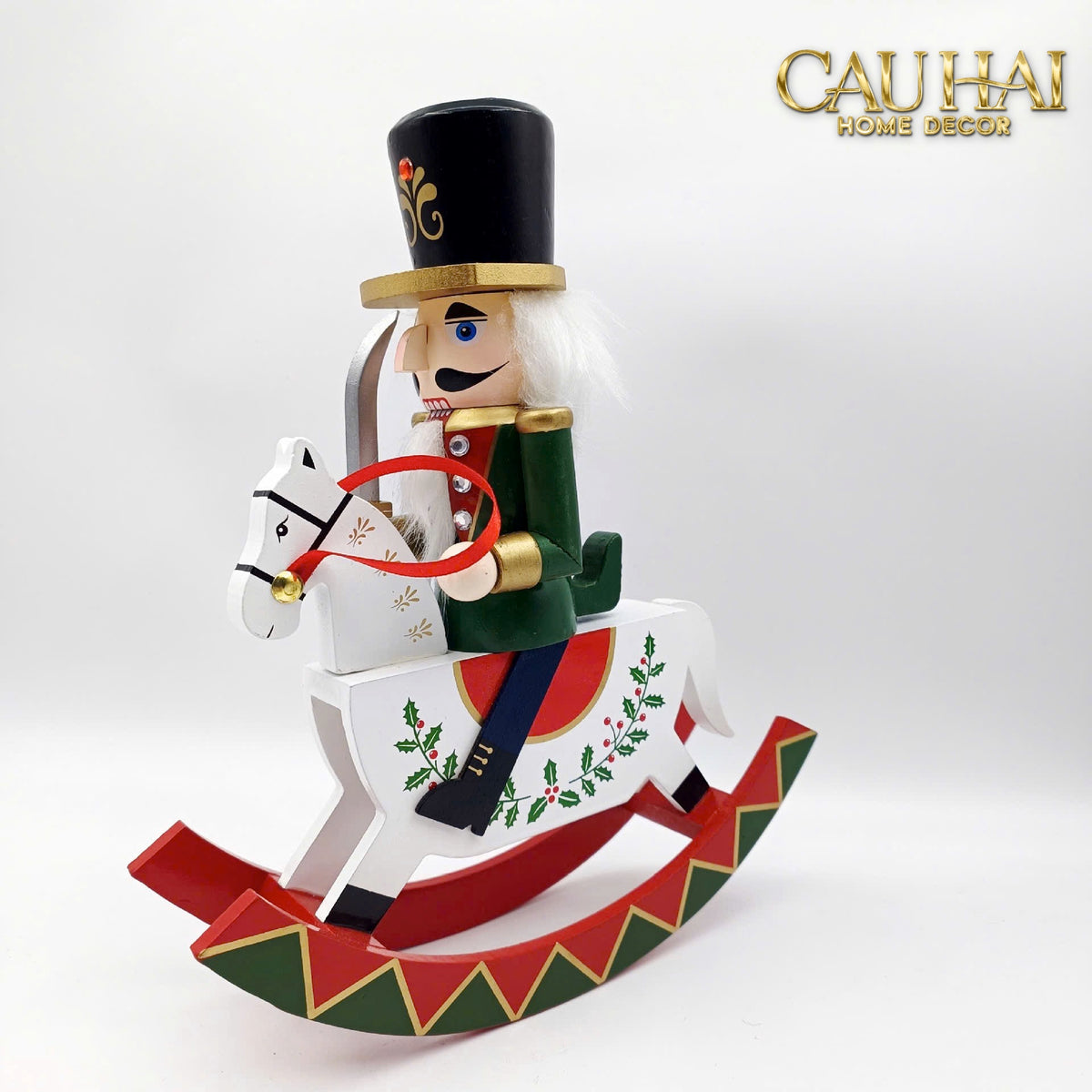 Fêtes Couture - Tượng Nutcracker Royal Cavalier H25-TƯỢNG TRANG TRÍ-CẬU HAI HOME DECOR