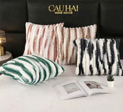 Fêtes Couture - Vỏ Gối Lông Atélier Lux Fur Lapin Spéciale Collection-CẬU HAI HOME DECOR