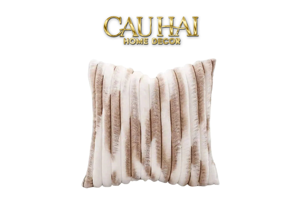 Fêtes Couture - Vỏ Gối Lông Atélier Lux Fur Lapin Spéciale Collection-VỎ GỐI-CẬU HAI HOME DECOR