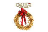 Fêtes Couture - Vòng Giáng Sinh Imperial Laurel Golden Wreath 80Cm-TRANG TRÍ GIÁNG SINH-CẬU HAI HOME DECOR