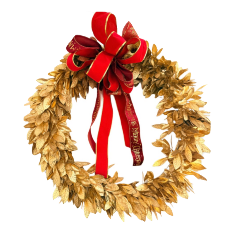 Fêtes Couture - Imperial Laurel Golden Wreath 80cm