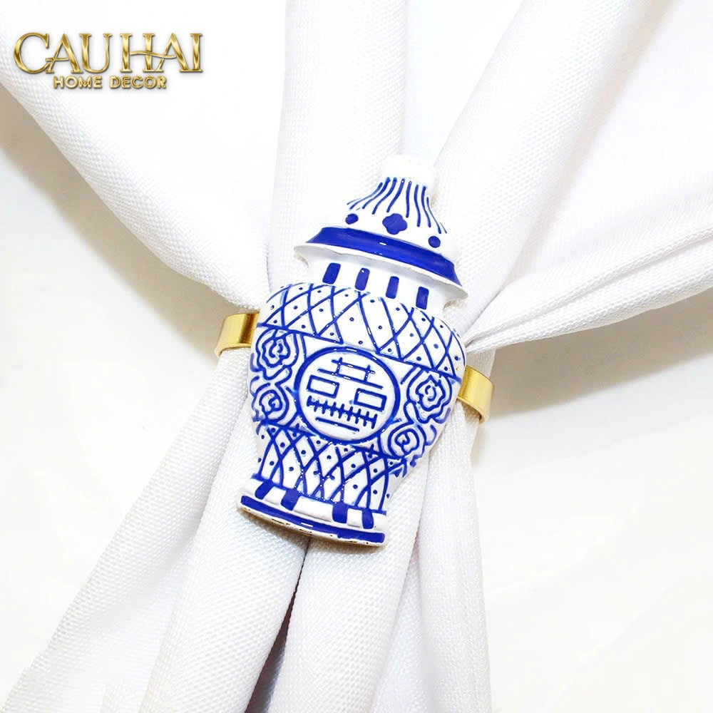 Fêtes Couture - Vòng Khăn Ăn - Napkin Ring Indochine Porcelain Revival-VÒNG KHĂN ĂN-CẬU HAI HOME DECOR