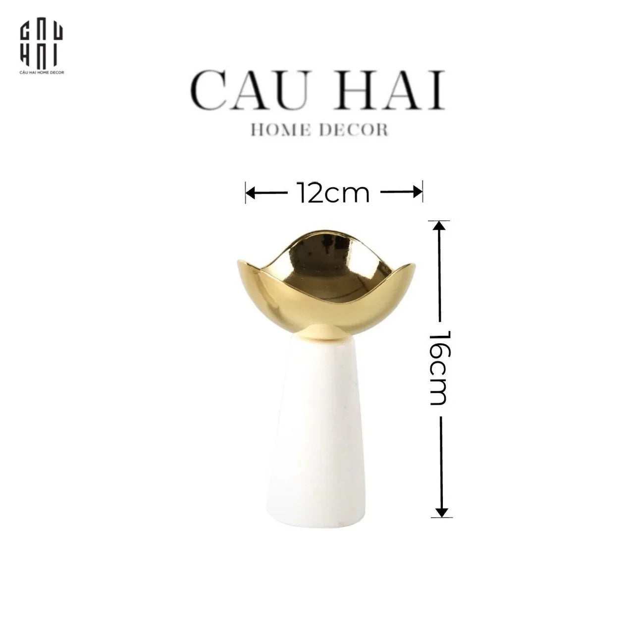 FRUIT BOWL SKYBORN GILDED-CẬU HAI HOME DECOR