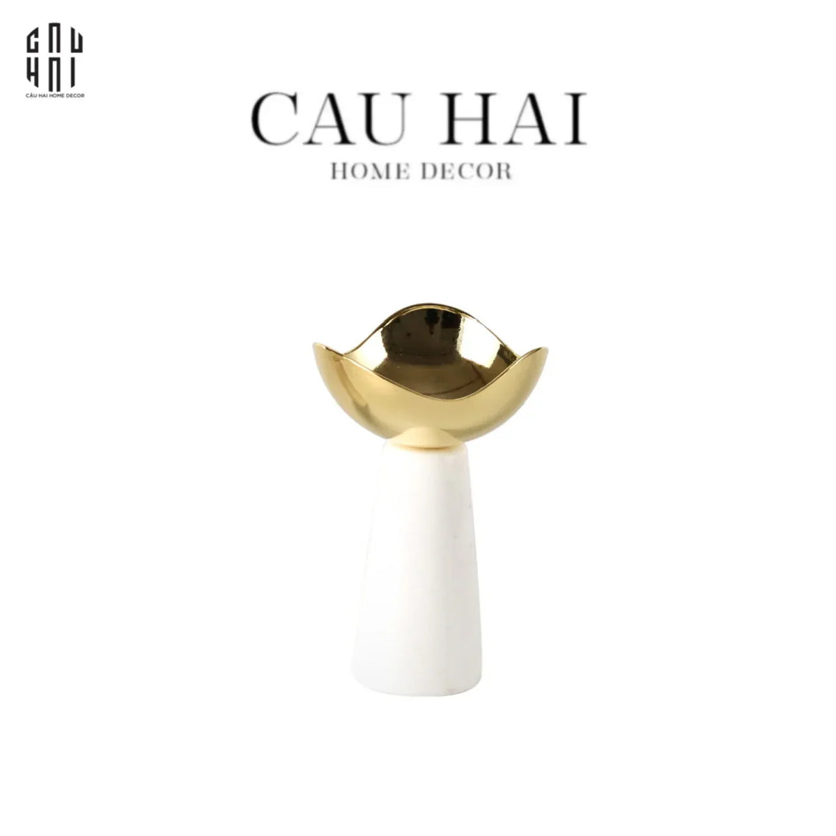 Fruit Bowl Skyborn Gilded-SET CHÉN DĨA-CẬU HAI HOME DECOR