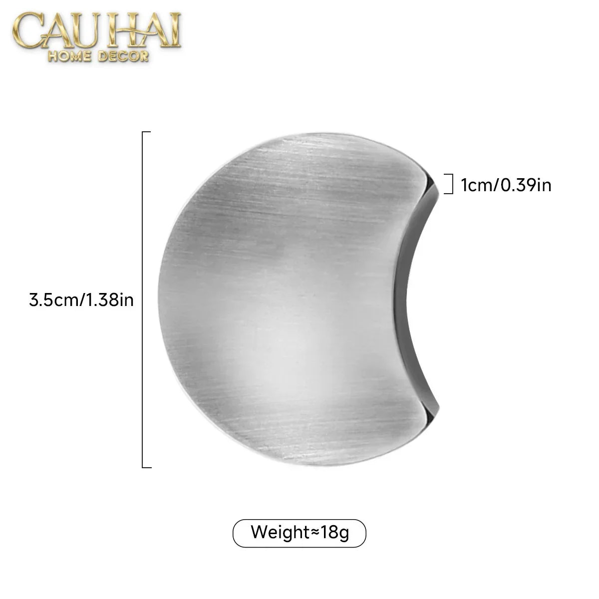 Gác Đũa Bán Nguyệt Golden Silver Cresent Lunar Chopsticks Racks 3.5-CẬU HAI HOME DECOR