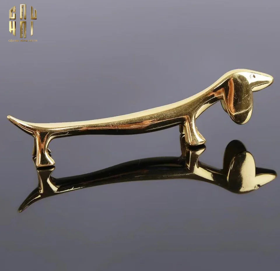 GÁC ĐŨA - CHOPSTICK REST DOG-CẬU HAI HOME DECOR